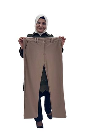 شلوار سایز بزرگ رنگی زنانه پاچه لوله تفنگی Sevda Kılınç - کد 937266156