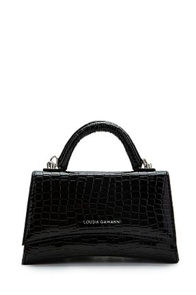 کیف دوشی مشکی زنانه چرم مصنوعی minebag - کد 937261485