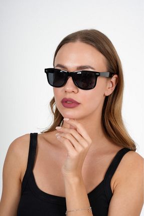 عینک آفتابی مشکی زنانه UV400 JULIANO - کد 239872247