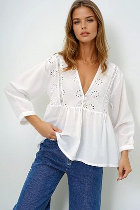 بلوز رنگی زنانه رگولار VAGGON - کد 937286158