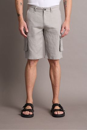 شلوارک و برمودا مردانه کتان muzzo jeans - کد 931894800