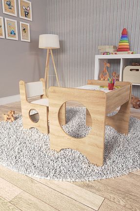 میز بازی و فعالیت صورتی MDF zeo wood design - کد 804498300