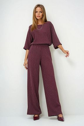 ست بالاتنه و پائین تنه رنگی زنانه بافتنی VAGGON - کد 937294542