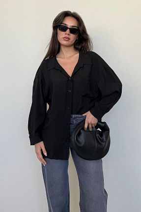 پیراهن مشکی زنانه اورسایز Madmext - کد 937278440