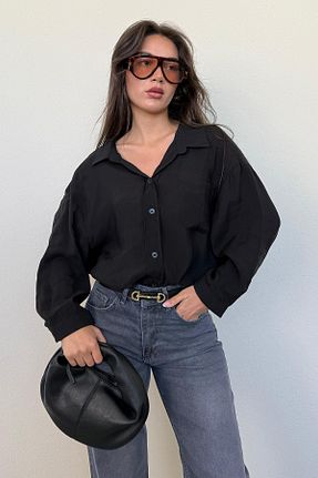 پیراهن مشکی زنانه اورسایز Madmext - کد 937278440
