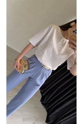 بلوز رنگی زنانه ساده elif teke - کد 937310744