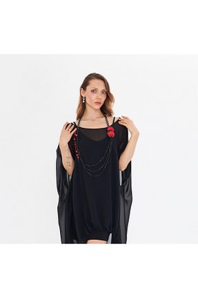 گردنبند جواهر قرمز زنانه فلزی LAMANTE - کد 937307498