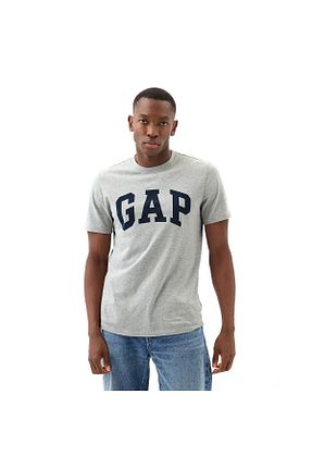 تیشرت طوسی مردانه یقه دوچرخه GAP - کد 922359265