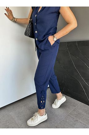ست بالاتنه و پائین تنه رنگی زنانه بافتنی Zerrincan Giyim - کد 937312158