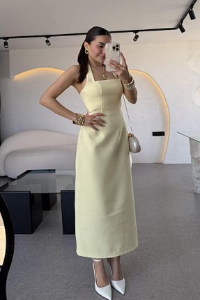 لباس زرد زنانه بافتنی Chef d