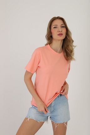 تیشرت رنگی زنانه Relaxed onetwothree - کد 937329087