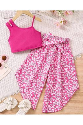 ست بالاتنه و پائین تنه قهوه ای بچه گانه بافتنی ELONKİDS - کد 937384536