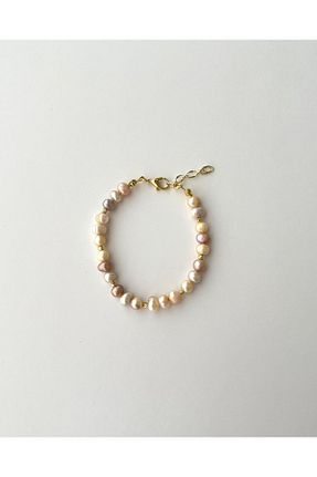 دستبند مروارید رنگی مروارید آب شیرین eyla collection - کد 898395318