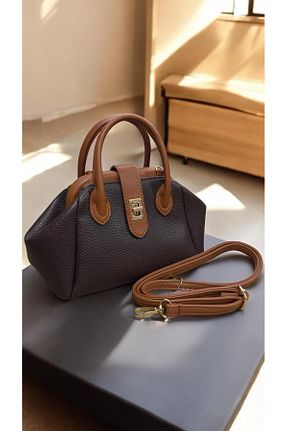 کیف دوشی قهوه ای زنانه چرم مصنوعی Satuna - کد 937362775
