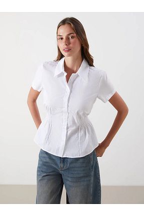 پیراهن نباتی زنانه رگولار LC Waikiki - کد 937382457