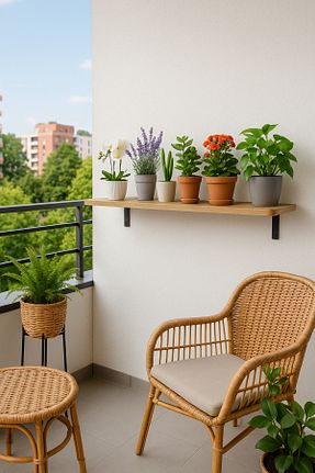 قفسه دیواری رنگی 100 cm moniev - کد 937394975