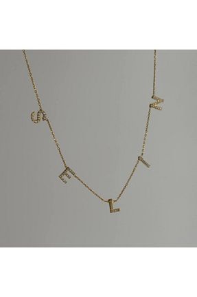 گردنبند نقره زرد زنانه 925 عیار beonejewelry - کد 937412273