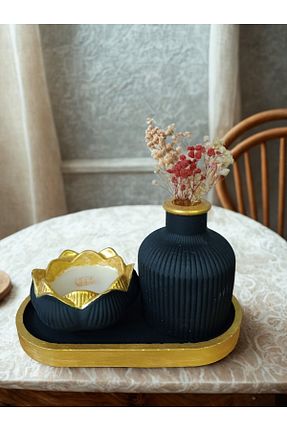 اجسام تزئینی و بیبلو مشکی 9 x 18 crafts tasarım atölyesi - کد 937394203