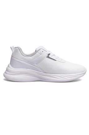 کفش اسنیکر سفید زنانه بند دار hummel - کد 893555210