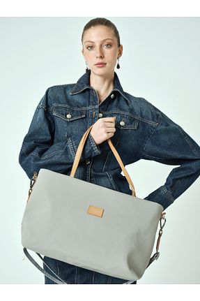 کیف دوشی طوسی زنانه ساتن Pierre Cardin - کد 904094893