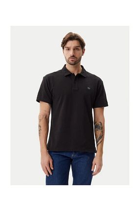 پولوشرت مشکی مردانه پنبه ای Calvin Klein - کد 889965130
