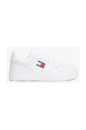 کفش اسنیکر طلائی مردانه چرم اصل Tommy Hilfiger - کد 784761396