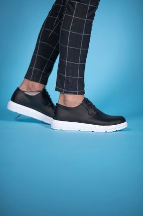 کفش کژوال مشکی مردانه پاشنه کوتاه ( 4 - 1 cm ) پاشنه ساده کد 137920203