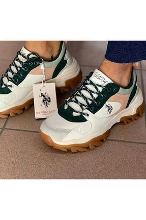 کفش اسنیکر سفید زنانه بند دار U.S. Polo Assn. - کد 137961904