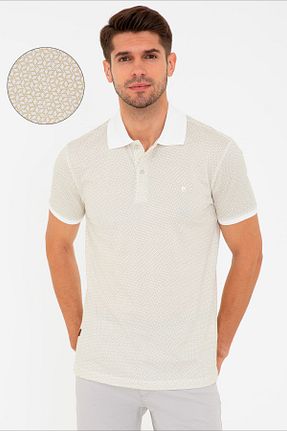 تیشرت بژ مردانه اسلیم فیت Pierre Cardin - کد 122711684