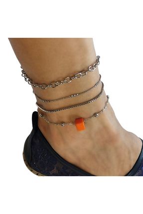 خلخال جواهر زنانه Wish Silver Aksesuar - کد 125923348