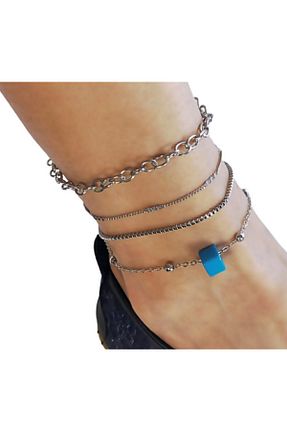خلخال جواهر زنانه Wish Silver Aksesuar - کد 125923580