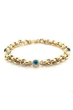 دستبند طلا زرد زنانه 14 عیار BERK MÜCEVHERAT - کد 97359915