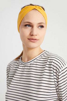 باندانا زرد پنبه ای Butikgiz - کد 89402621