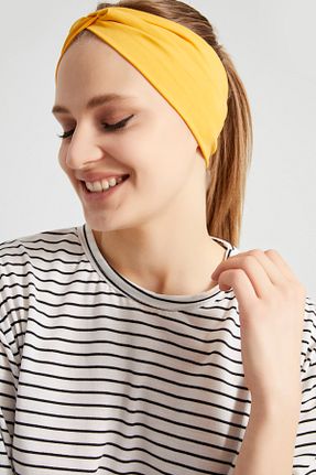 باندانا زرد پنبه ای Butikgiz - کد 89402621