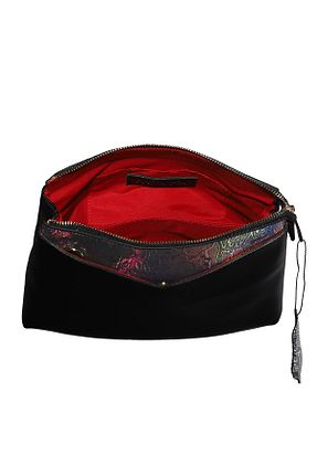 کیف دوشی مشکی زنانه چرم خالص BY ENDER - کد 81163435