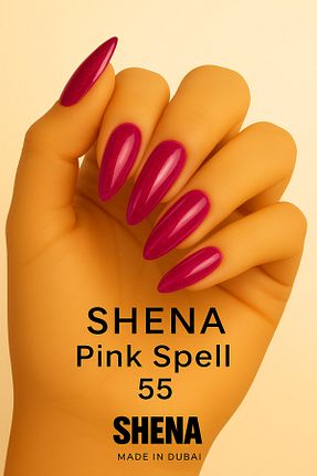لاک ناخن دائمی صورتی Shena - کد 937366284