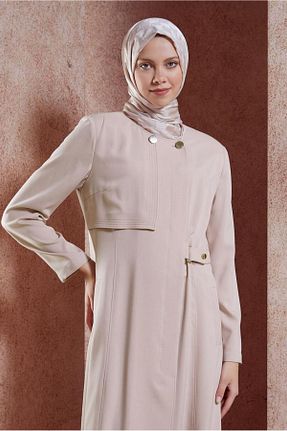 شال بژ زنانه پلی استر Alvina - کد 852927067