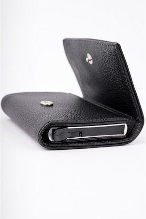 کیف پول مشکی مردانه سایز متوسط Muggo - کد 929814428