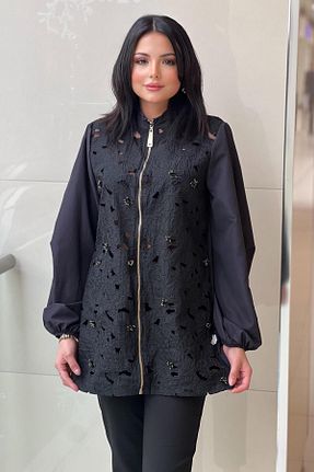 کت مشکی زنانه پلی استر Missemramiss - کد 931150031