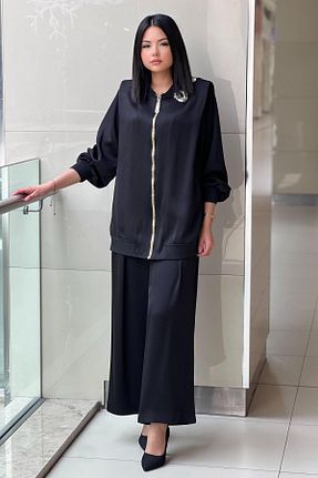 ست بالاتنه و پائین تنه مشکی زنانه بافتنی Missemramiss - کد 928950987
