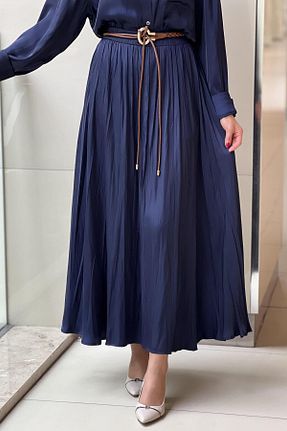 دامن سرمه ای زنانه پلی استر Missemramiss - کد 927195913