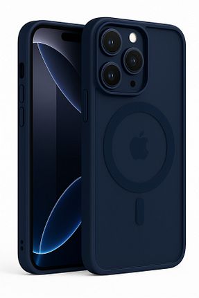 کاور و قاب سرمه ای iPhone 15 Pro Max Fibaks - کد 819259887