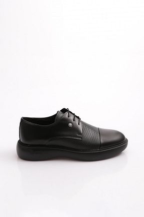کفش کلاسیک مشکی مردانه چرم خالص Dgn - کد 937438689
