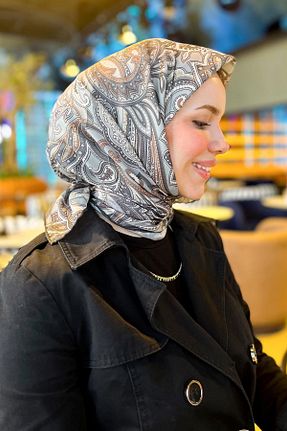 روسری رنگی پلی استر Sultan Eşarp - کد 937439750