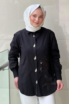 پیراهن مشکی زنانه اورسایز Missemramiss - کد 929210785