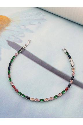 دستبند استیل (فولاد) زنانه استیل ضد زنگ Siya Silver - کد 830672582