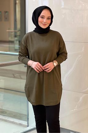 تونیک خاکی زنانه بافتنی Nuss - کد 902029262