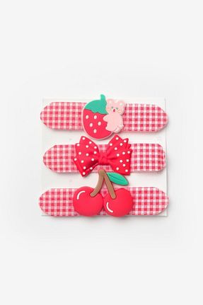 گیره سر قرمز بچه گانه سیلیکون Le Mabelle - کد 880249262