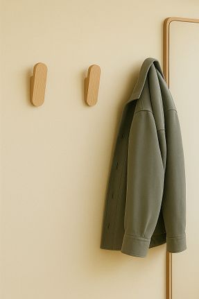 چوب لباسی قهوه ای چوب wooden hands - کد 880113667