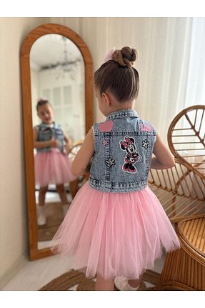 ست بالاتنه و پائین تنه رنگی بچه گانه جین ipekkids - کد 928939508